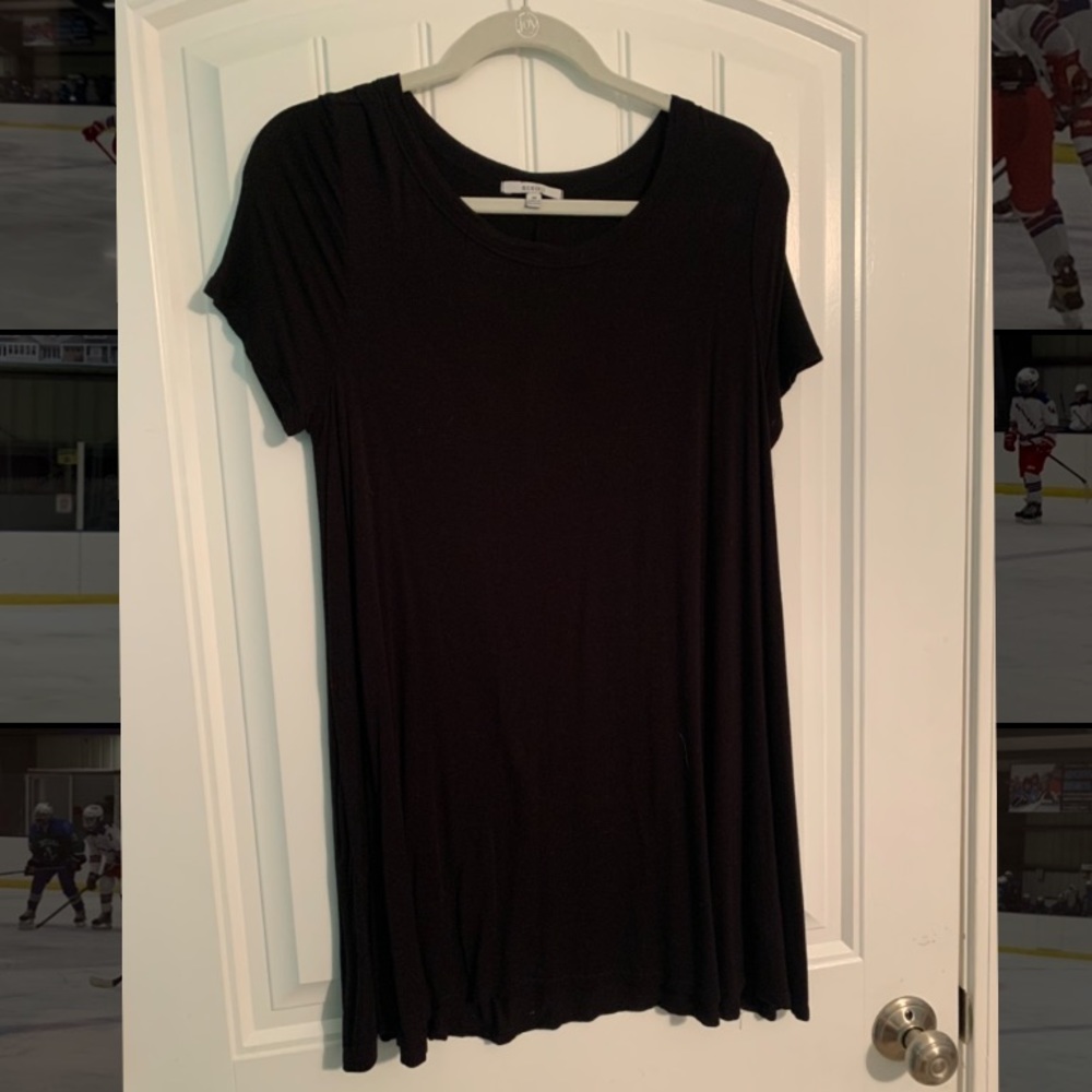 Acemi Black Tshirt Dress